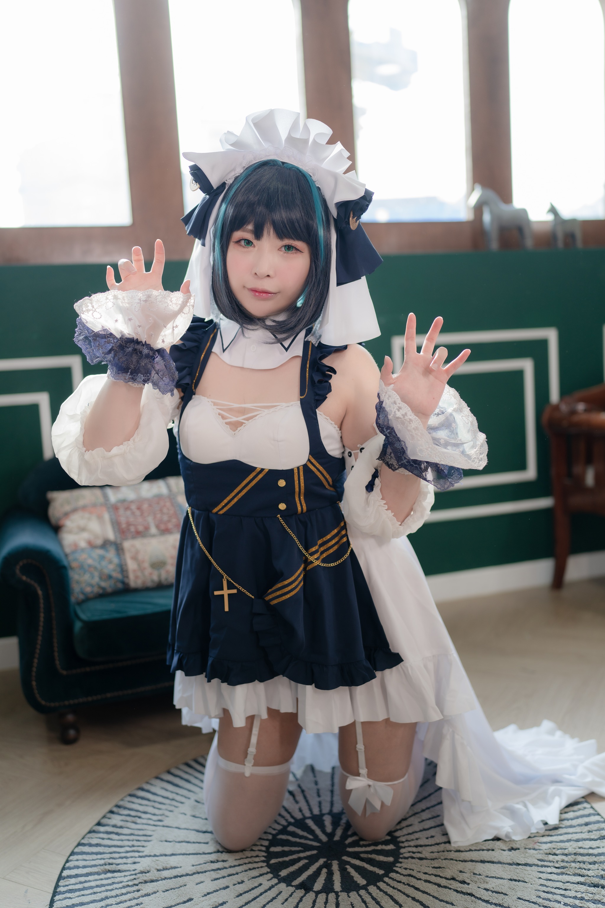 图片[1]-Yuna (윤아) – NO.062 Vol.7 AzurLane HMS Cheshire [99P]-XikXak